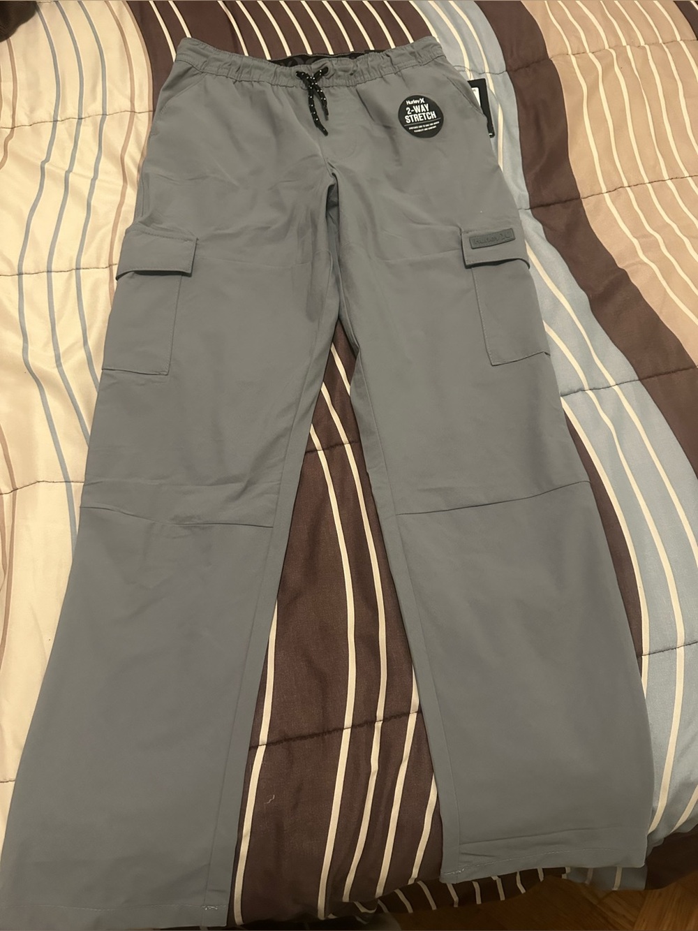 Boy’s Hurley Gray Cargo Stretch Pants